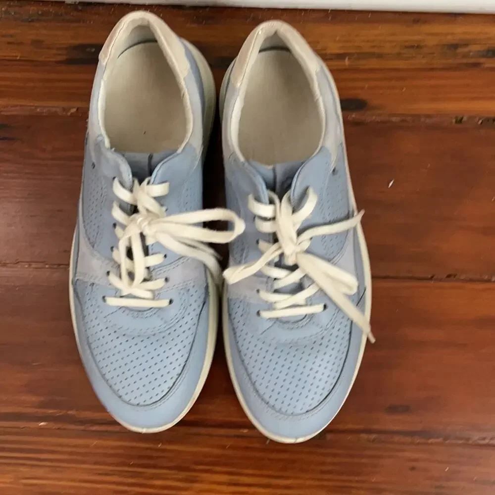 ECCO Soft 7 Runner leather comfort lace up sneakers sz 6